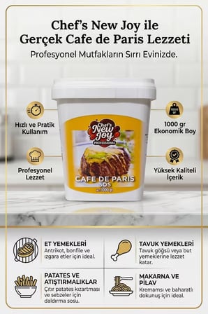 Cafe de Paris Sos 1000 G X 8 Adet - 1 Koli (Koli Bazlı Avantaj Paketi)