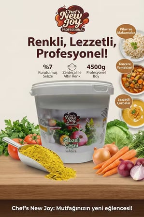 Sebzeli Çeşni 4500 gr Vegetable Seasoning