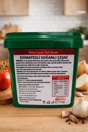 Domatesli Soğanlı Çeşni 750 g Tomato Onion Seasoning