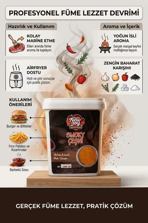 Smoky Çeşni 1000 gr (isli çeşni)