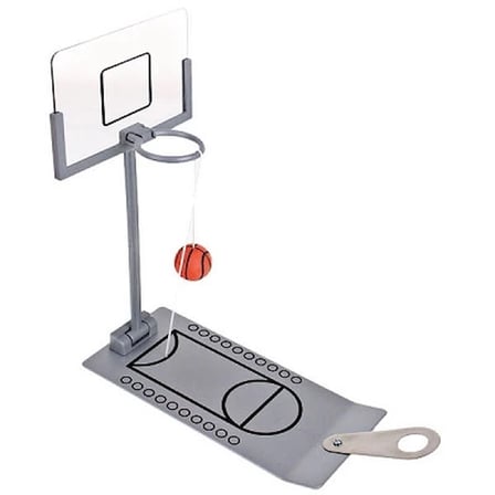 Evimdeyokyok Kutu Oyunları Masaüstü Metal Basketbol Oyunu Katlanabilir 21x25.5 cm