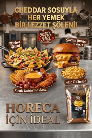 Cheddar Sos 1000 G x 12 Adet - 1 Koli (Koli Bazlı Avantaj Paketi)