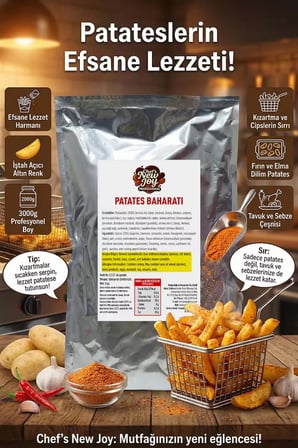 Patates Baharatı 3000 gr Potato Seasoning