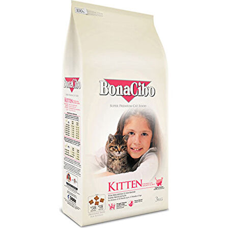 BonaCibo Kitten Tavuklu Yavru Kedi Maması 1,5 kg x 2 adet