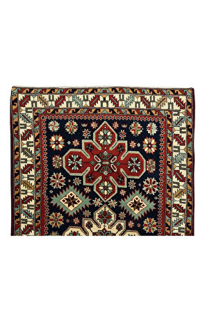105x171 cm Türkiye'den El Düğümlü Alan Halısı, %100 Yün, Modern Ev Dekor Halı