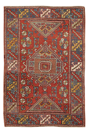 117x173 cm Ev ve Ofis Dekoru için Eski El Yapımı Yünlü Halısı