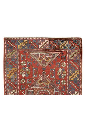 117x173 cm Ev ve Ofis Dekoru için Eski El Yapımı Yünlü Halısı