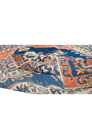 178x230 cm El Yapımı Halı, Modern Geometrik Desenli Halı, %100 Yün