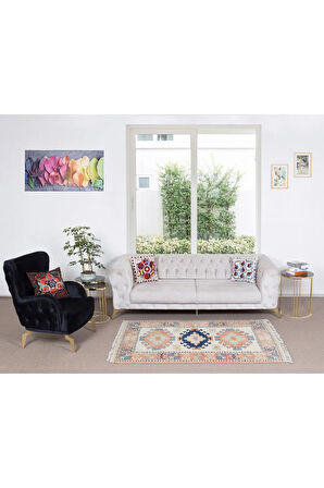 131x196 cm Modern El Yapımı Ev Dekoru Alan Halısı, Ofis Dekoru Halı, %100 Yün