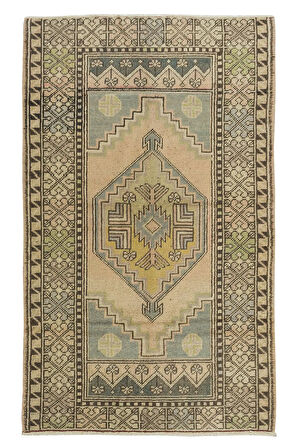100x170 cm 20. Yüzyıldan Eski Halı Geleneksel El Yapımı Halı, %100 Yün