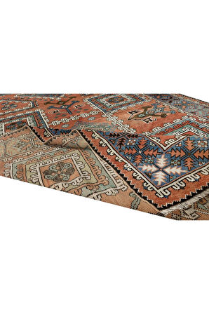 172x270 cm Antika Bergama Halısı, Eski El Dokuması Halı, Muhteşem Halı