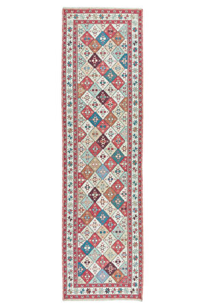 77x283 cm Türkiye'den Koridor Yolluk Halısı, El Düğümlü Koridor Halısı