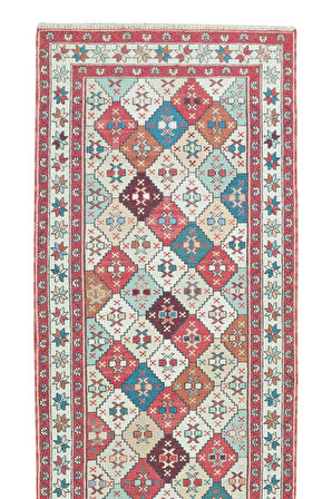 77x283 cm Türkiye'den Koridor Yolluk Halısı, El Düğümlü Koridor Halısı