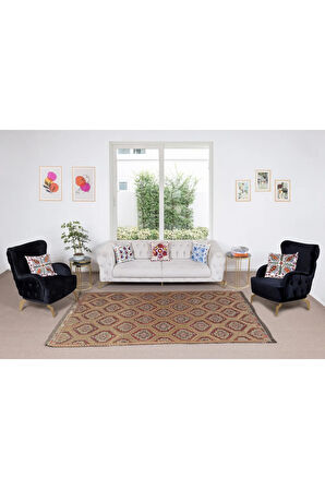 166x286 cm Benzersiz Eski Dekoratif El Dokuması Cicim Kilim. %100 Yün. Jijim Kilim