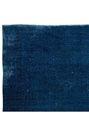 174x280 cm Geleneksel El Dokuması Mavi Halı, Anadolu'dan Yünlü Halı, Modern Alan Halısı