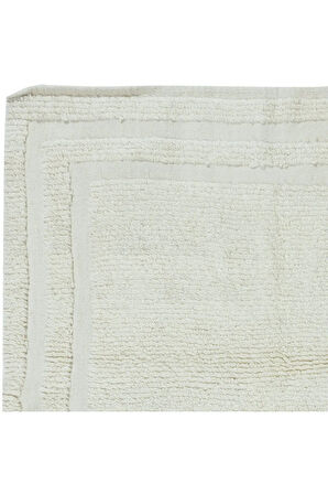 103x110 cm Eski Anadolu Küçük Tülü Halı, %100 Doğal Yün, Minimalist Düz Bej Vurgulu Halı