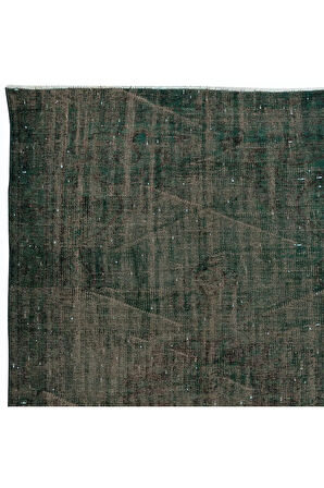 160x257 cm El Dokuması Halı, Yeşil Modern Halı, El Yapımı Yünlü Halı