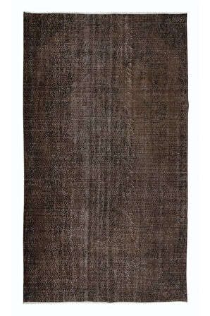 163x287 cm El Dokuması Kahverengi Halı, Oturma Odası ve Çalışma Odası için Modern Halı