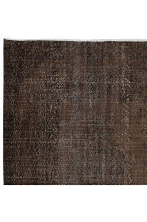 163x287 cm El Dokuması Kahverengi Halı, Oturma Odası ve Çalışma Odası için Modern Halı