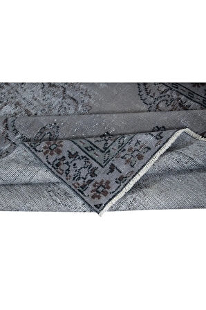 170x283 cm El Dokuması Gri Halı, Oturma Odası ve Çalışma Odası için Modern Halı