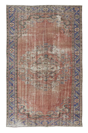 180x290 cm Benzersiz Eski Köy Halısı, Yaşlı Dekoratif Halı, El Yapımı Türk Kabile Halısı