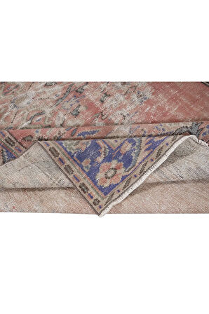 180x290 cm Benzersiz Eski Köy Halısı, Yaşlı Dekoratif Halı, El Yapımı Türk Kabile Halısı