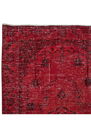 169x276 cm, Modern El Yapımı Halı, Kırmızı Çocuk Odası Halı, Kırmızı Ev Dekoru