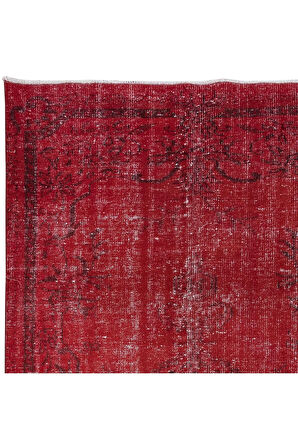 165x280 cm, El Dokuması Kırmızı Halı, Oturma Odası ve Çalışma Odası için Modern Halı