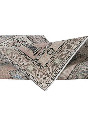 74x116 cm 20.Yüzyıl Ortası El Yapımı Küçük Halı, Eski Paspas Halı, Dekoratif Paspas