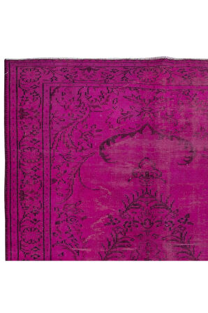 183x280 cm, El Yapımı Türk Halısı, Pembe El Dokuması Halı, Modern Yünlü Halı