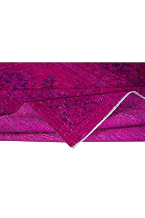 178x297 cm, Modern Ev Dekoru Halı, Pembe El Yapımı Halı, Geleneksel Yünlü Halı