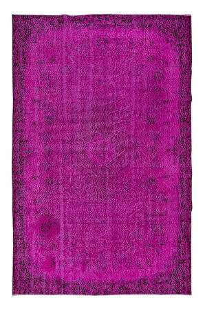 175x279 cm, Geleneksel El Dokuması Pembe Halı, Anadolu'dan Yünlü Halı, Modern Alan Halısı
