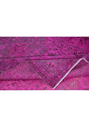 193x298 cm, Pembe El Dokuması Halı, Mutfak ve Yemek Odası için Modern Halı