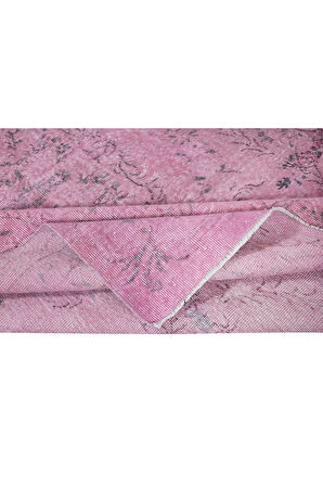 176x280 cm, Pembe Salon Halısı, El Dokuması Yünlü Türk Halısı, Pamuklu Alan Halısı