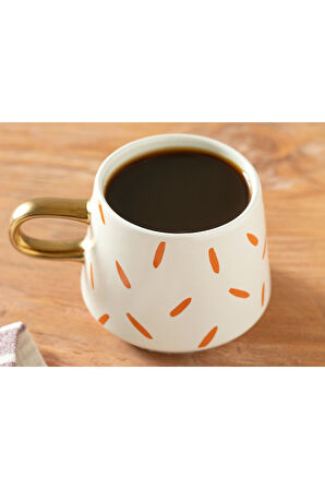 Apaz Stoneware Kupa 350 Ml Turuncu