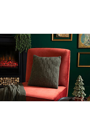 Gemma Husa Tricotaj Pentru Pernuta 40x40 Cm Verde Inchis