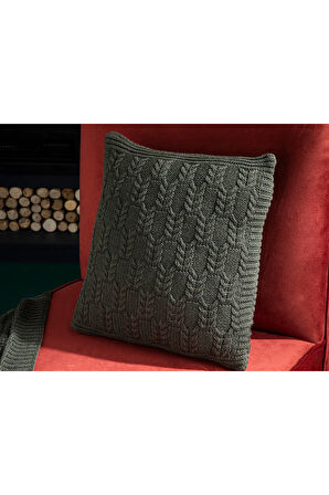 Gemma Husa Tricotaj Pentru Pernuta 40x40 Cm Verde Inchis