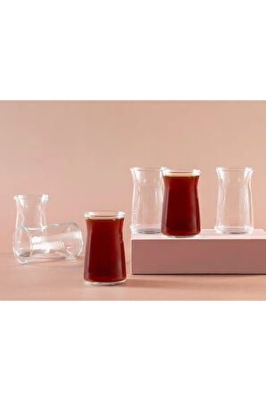 Isac Cam 6'lı Çay Bardağı 180 Ml