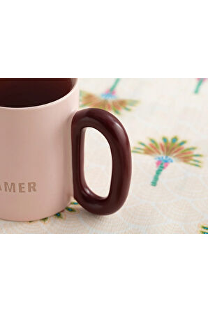 Dreammer New Bone China Kupa 350 Ml Pudra