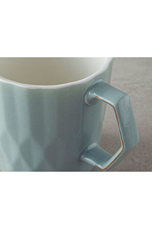 Hestia New Bone China Kupa 350 Ml Yeşil