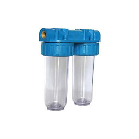 Sulook Çiftli Boş Filtre Kabı 3/4 İnc İkili Su Filtresi