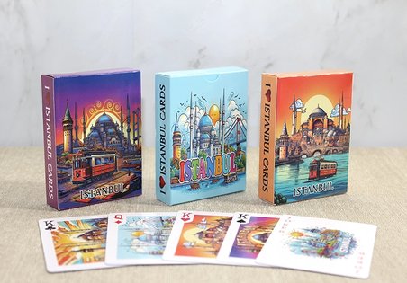 Evimdeyokyok İskambil Oyun Kartları İstanbul Temalı 9 cm