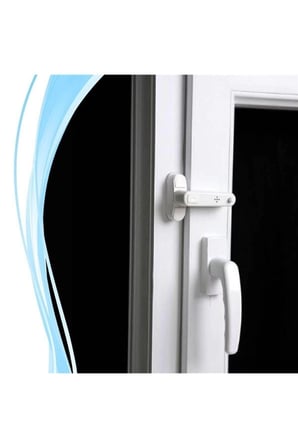Evimdeyokyok Kırılmaz Metal Pimapen Pencere Emniyet Çocuk Kilidi Beyaz