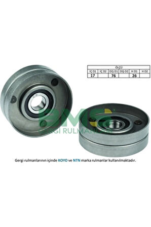 Alternatör Gergi Rulmanı Polo-Golf4-Bora 1.4-1.6 16V Ahw-Bcb 032145276-7431275380-6789631