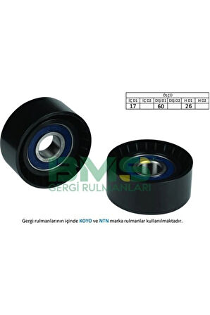 Alternatör Gergi Rulmanı P206 Xsara Pıcasso 1.4 1.6 8V / 16V Partner Iı Berlıngo Iı