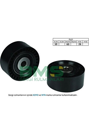 Alternatör Gergi Rulmanı Partner-Berlıngo 1.4-1.6 16V-P206 1.4 16V-P307-C4 1.6