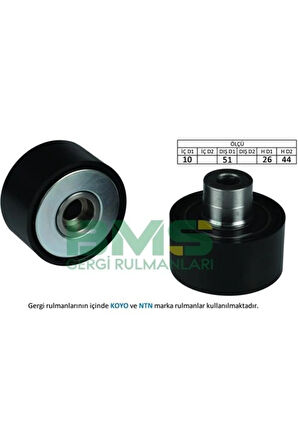 Alternatör Gergi Rulmanı Partner-berlıngo 1.6 Hdı-p206 1.4hdı-c3 1.6 16v-fıesta V-fusıon 1.4tdcı