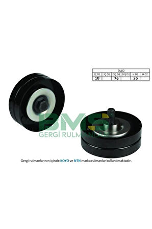 Alternatör Gergi Rulmanı Astra G-H-Combo-Corsa 1.7 Dtı 97184930-1854421-6854427