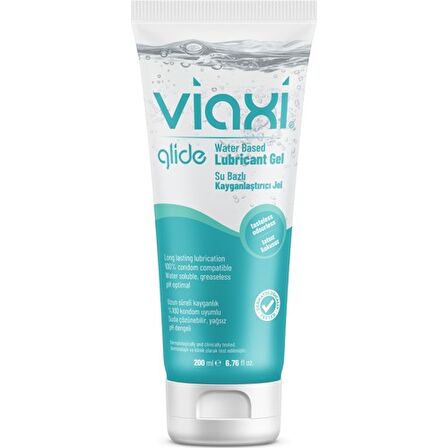 Viaxi Glide Doğal Kayganlaştırıcı Jel Su Bazlı 200 ml