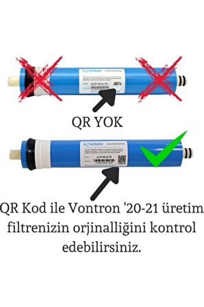 Su Arıtma Cihazı Membran Filtresi Qr(kare Kod) 2021 Üretim